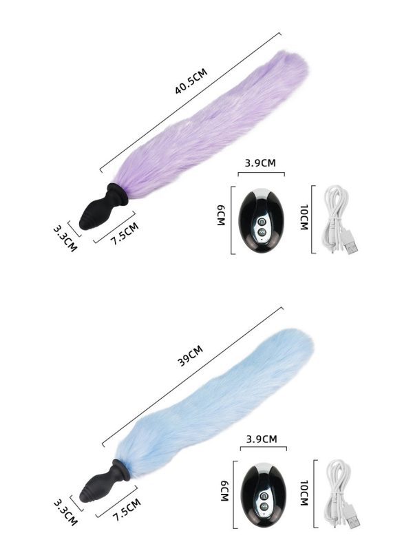 Foxtail Vibrating Anal Plug
