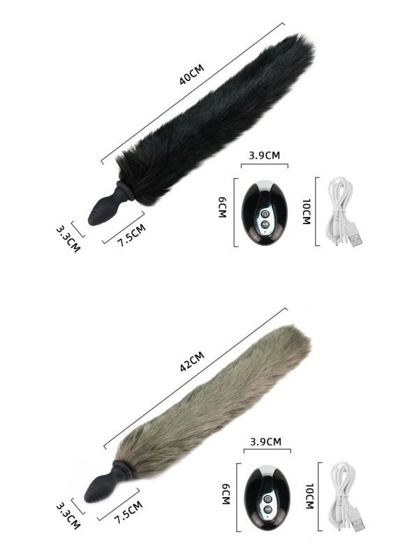 Foxtail Vibrating Anal Plug