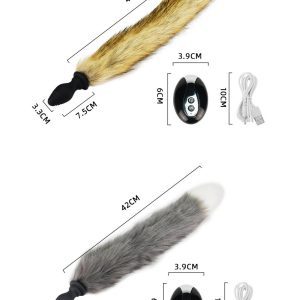 Foxtail Vibrating Anal Plug