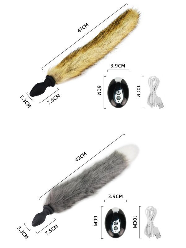 Foxtail Vibrating Anal Plug