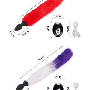 Foxtail Vibrating Anal Plug