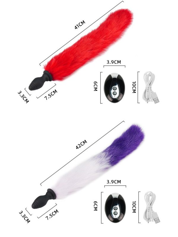 Foxtail Vibrating Anal Plug