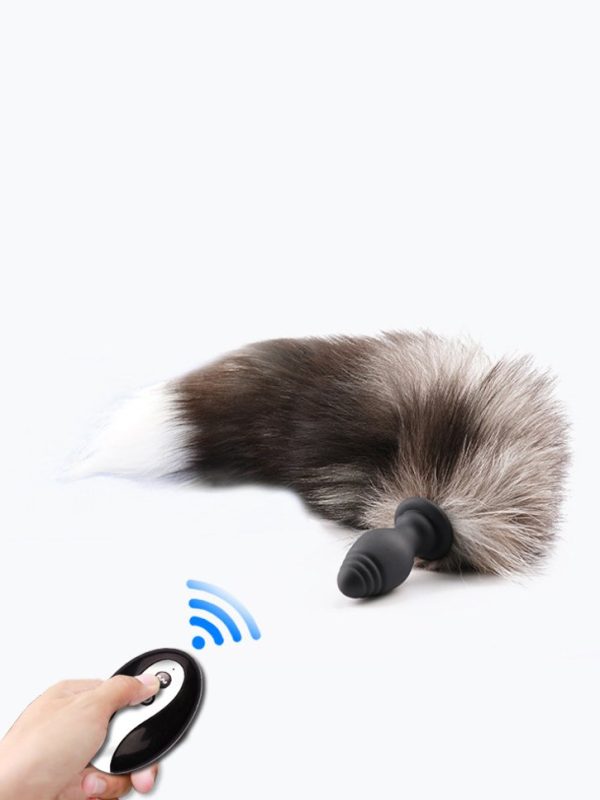 Unleash your wild side with the Foxtail Vibrating Anal Plug, a captivating blend of pleasure and whimsy.