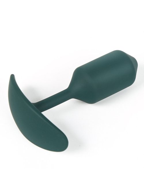 Dark green vibrating anal plug, designed for comfort and pleasure, featuring a smooth surface and powerful vibrations for an enjoyable experience