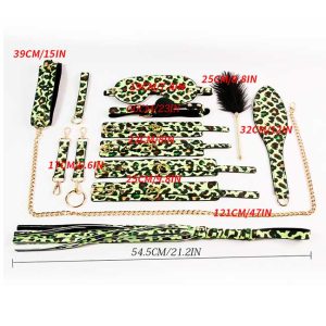Leopard Bondage Set-10 pcs