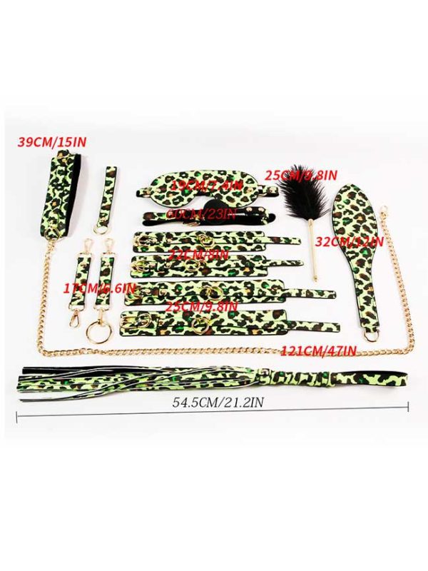 Leopard Bondage Set-10 pcs