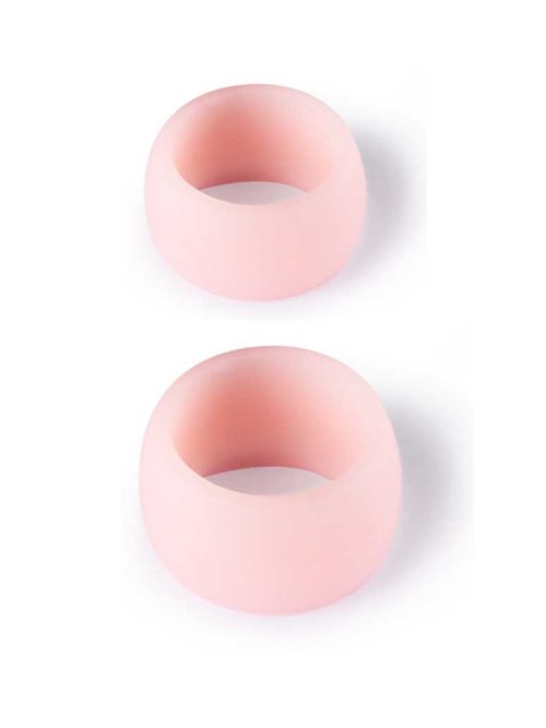 Elevate your intimate experiences with our Pink Silicon C-Rings (2 Pack).