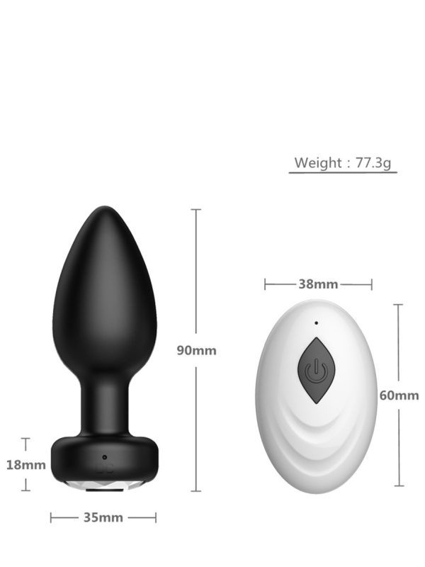 Remote Control Vibrating Anal Plug