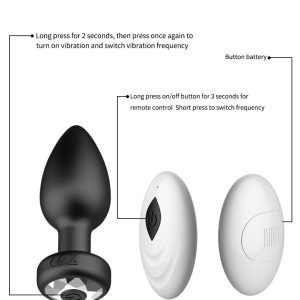 Remote Control Vibrating Anal Plug