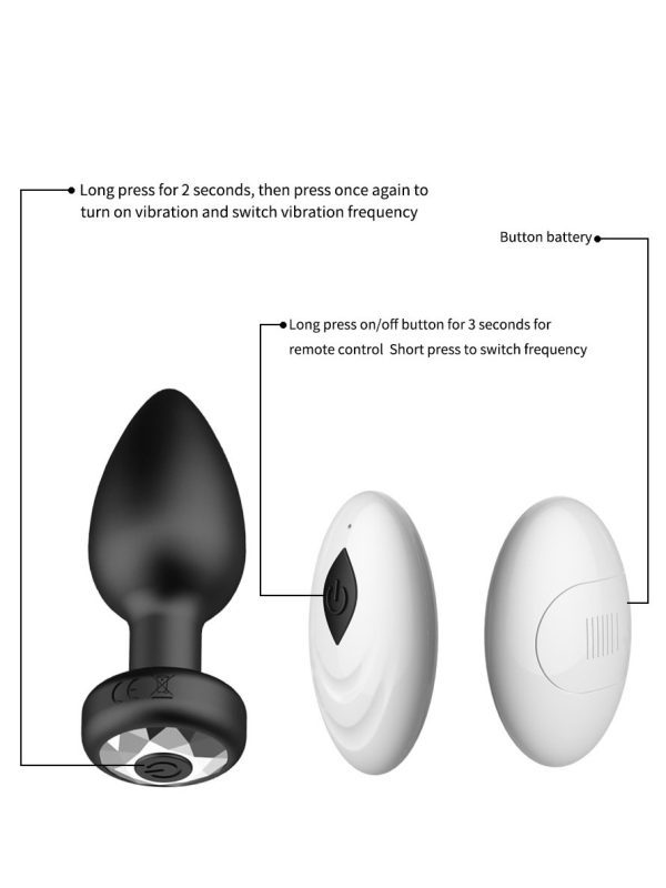 Remote Control Vibrating Anal Plug