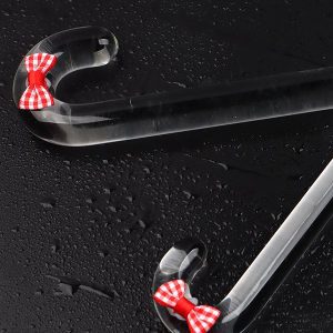 Christmas candy cane-shaped anal plug for festive fun and playful stimulation