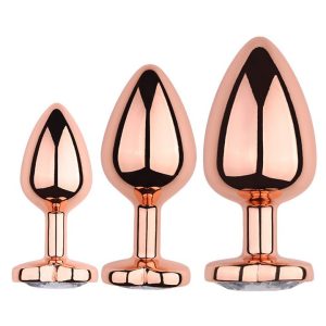 Indulge in luxury with our Rose Gold Anal Plug, an exquisite addition to your pleasure collection.