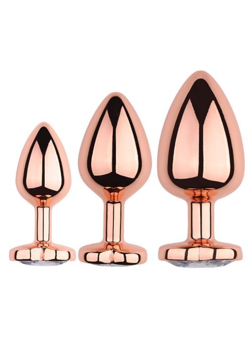 Indulge in luxury with our Rose Gold Anal Plug, an exquisite addition to your pleasure collection.