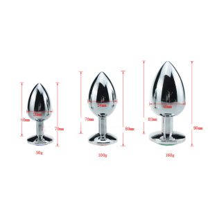 Round Drill Piece Anal Plug