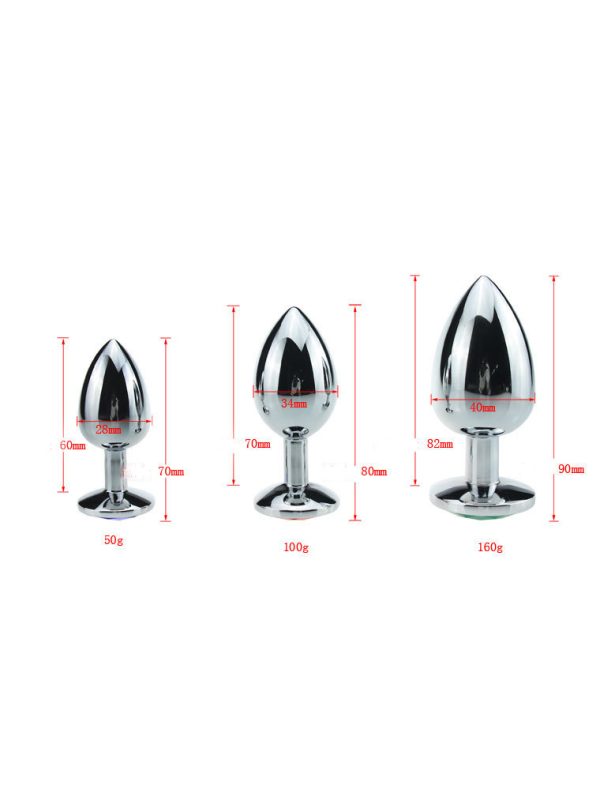 Round Drill Piece Anal Plug