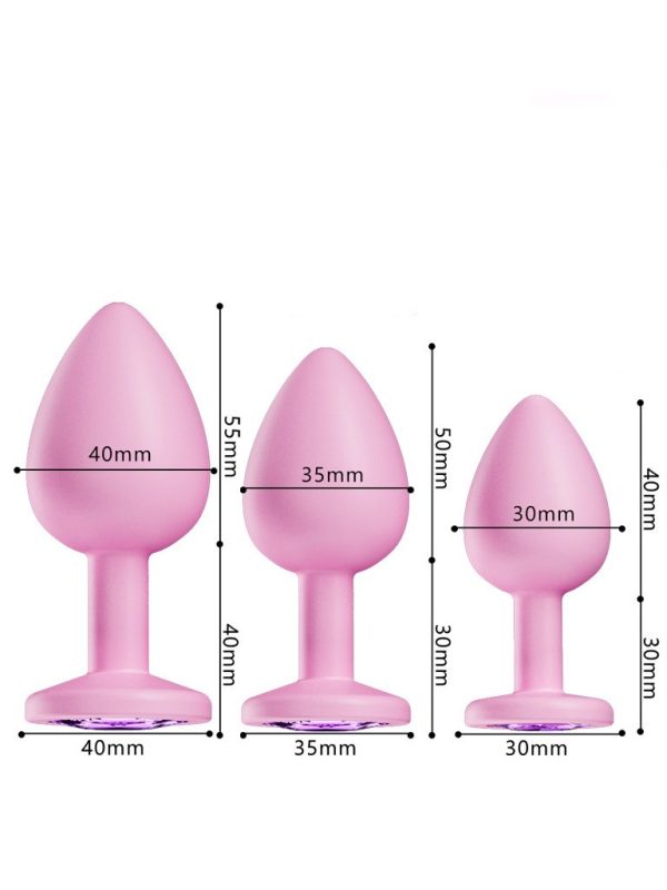 Silicone round anal plugs-01 Silicone round anal plug