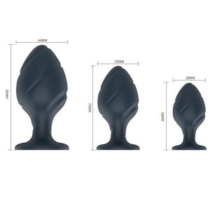 Spiral anal plugs-01 Spiral anal plug