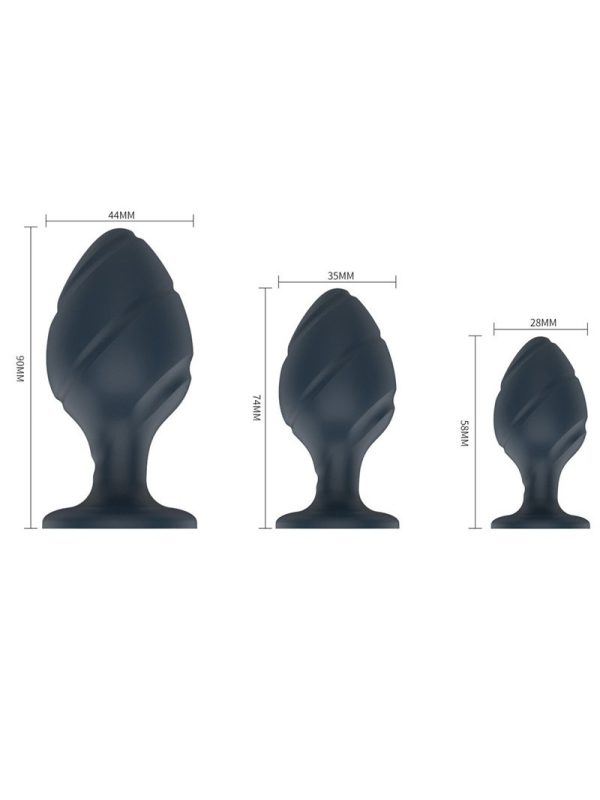 Spiral anal plugs-01 Spiral anal plug