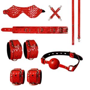 Introducing the Squama Bondage Set - 7 pcs, where elegance meets functionality.