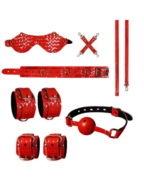 Introducing the Squama Bondage Set - 7 pcs, where elegance meets functionality.