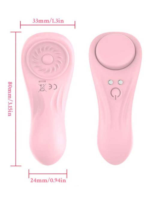 Lightweight wearable vibrator for discreet and comfortable use