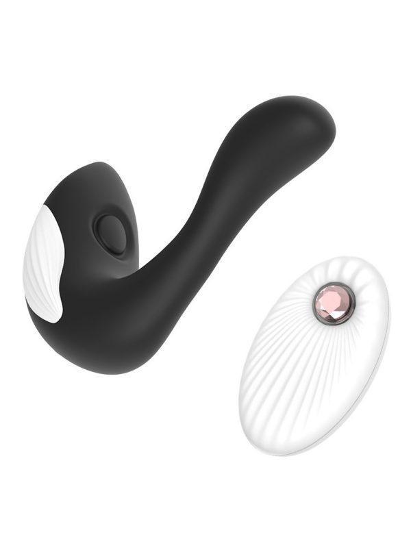 Swan-shaped vibrating anal plug designed for elegant and pleasurable experiences