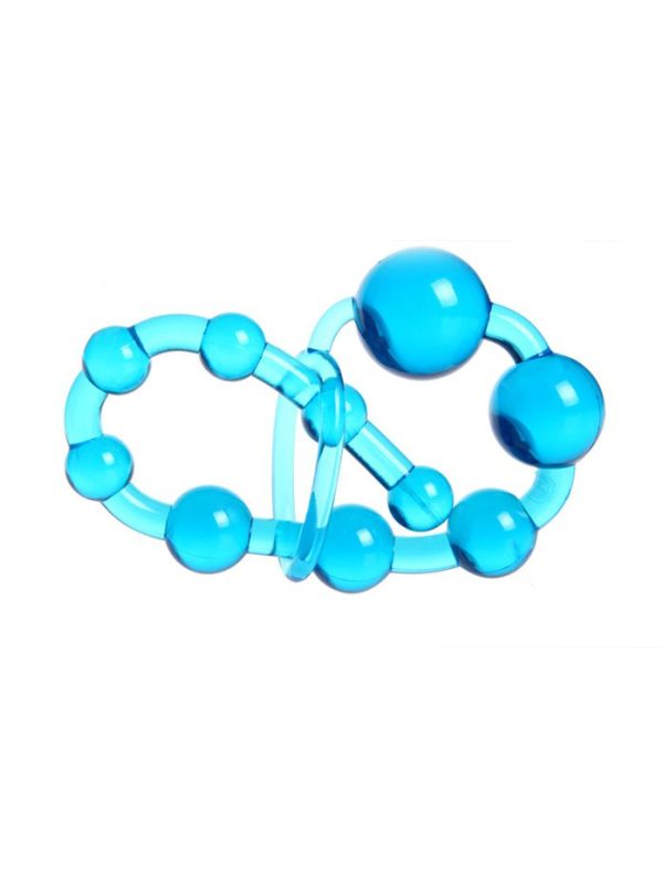 Transparent Ten Bead Pull Bead Anal Plug