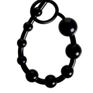 Transparent Ten Bead Pull Bead Anal Plug