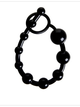Transparent Ten Bead Pull Bead Anal Plug
