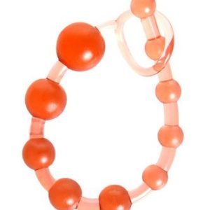 Transparent Ten Bead Pull Bead Anal Plug