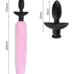 Vibrating Foxtail Anal Plug