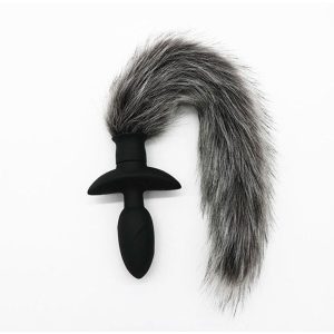 Experience the ultimate pleasure with the Vibrating Foxtail Anal Plug, a stunning blend of excitement and elegance.