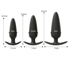 Vibrating Silicone Anal Plug