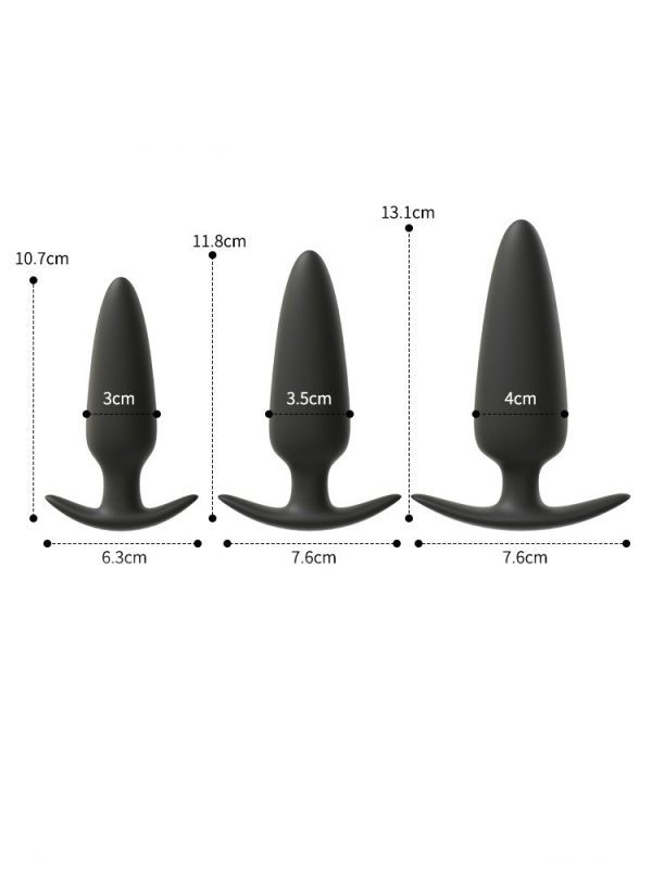Vibrating Silicone Anal Plug