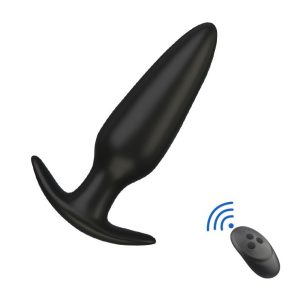 Experience a new dimension of pleasure with the Vibrating Silicone Anal Plug.