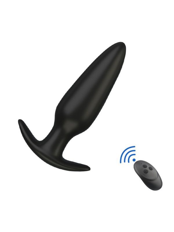 Experience a new dimension of pleasure with the Vibrating Silicone Anal Plug.