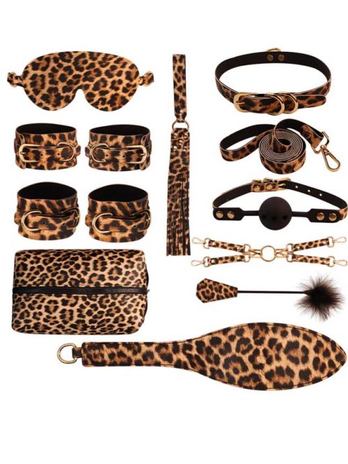 Unleash your wild side with the Wild Bondage Set - 11 pcs, designed for those who crave adventure and excitement.