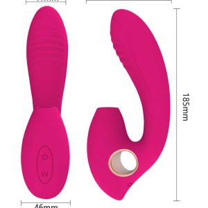 Woodpecker-Vibrator-01 Dildo-shaped vibrator with sucking function for enhanced pleasure