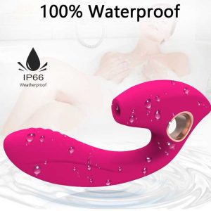 Woodpecker-Vibrator-04 Dildo-shaped vibrator with sucking function for enhanced pleasure