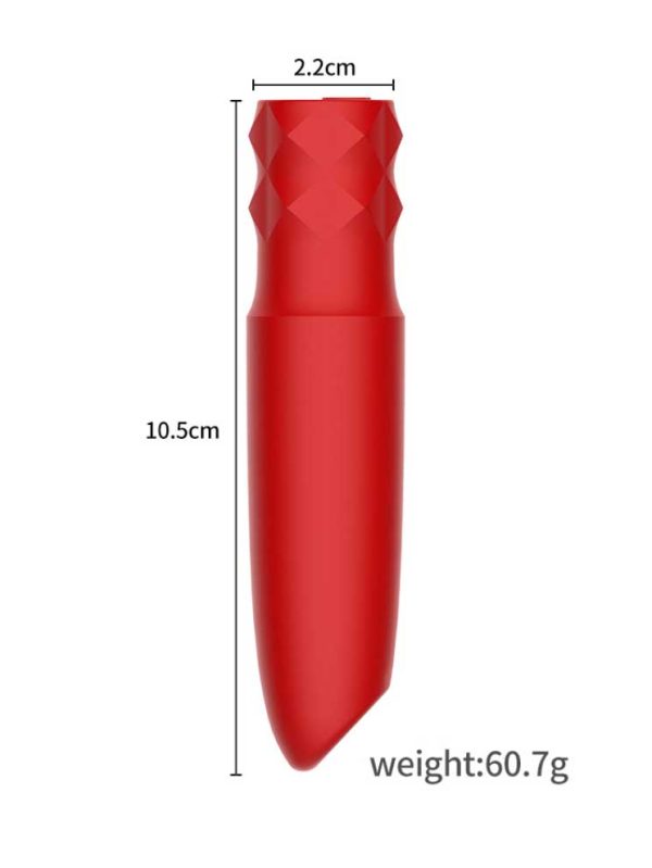 Andy-Bullet-Vibrator-01 A bullet-shaped vibrator, compact and discreet, designed for targeted stimulation and easy portability