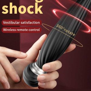 Vibrating anal plug capable of 360-degree rotation, offering dynamic movement and versatile stimulation for an exhilarating experience