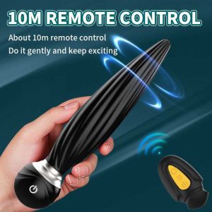 Vibrating anal plug capable of 360-degree rotation, offering dynamic movement and versatile stimulation for an exhilarating experience