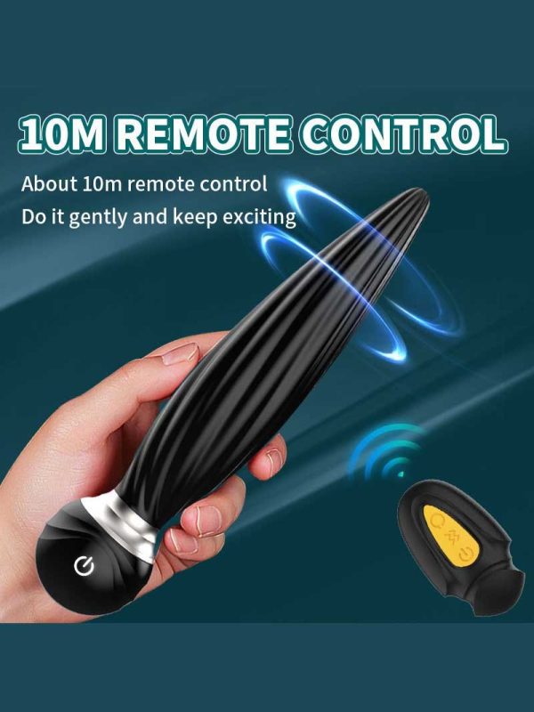 Vibrating anal plug capable of 360-degree rotation, offering dynamic movement and versatile stimulation for an exhilarating experience