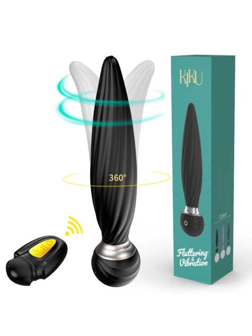 Vibrating anal plug capable of 360-degree rotation, offering dynamic movement and versatile stimulation for an exhilarating experience