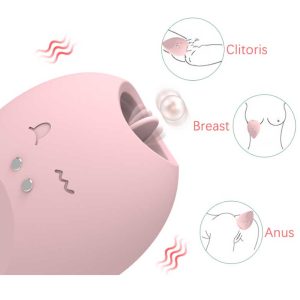 Beauty-Blender-Vibrator-02 A egg vibrator with a licking function, designed to provide unique sensations and pleasurable experiences with its innovative design