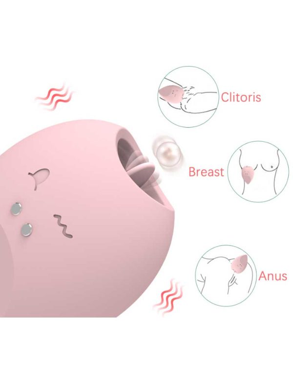 Beauty-Blender-Vibrator-02 A egg vibrator with a licking function, designed to provide unique sensations and pleasurable experiences with its innovative design