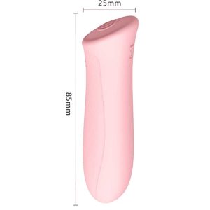 Beveled-Bullet-Vibrator-01 A compact vibrator designed for discreet pleasure, featuring a sleek shape and powerful vibrations in a portable size