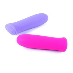 Beveled-Bullet-Vibrator-05 A compact vibrator designed for discreet pleasure, featuring a sleek shape and powerful vibrations in a portable size