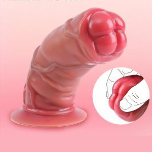 Short and thick anal plug designed for enhanced stimulation and comfort
