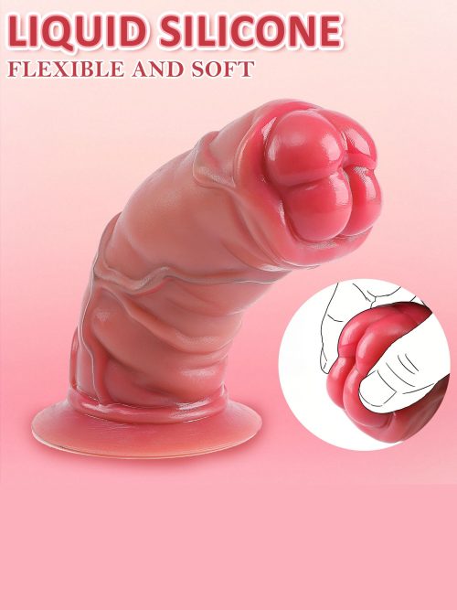 Short and thick anal plug designed for enhanced stimulation and comfort